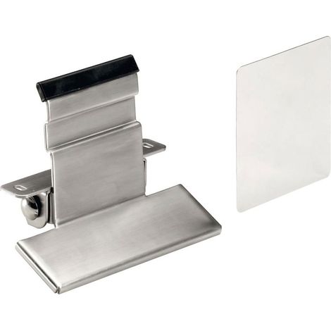 Pédale pour poubelle coulissante – Inox – Saillie 60 mm – Installation à 90 mm du sol – Set de fixation inclus – Wesco