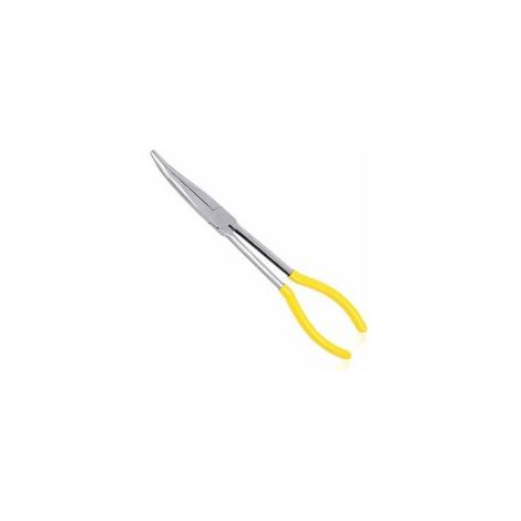 Pince à long bec coudé à 25 degrés - 27,9 cm - Longue portée - Mâchoires (1/4)