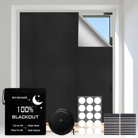 Occultant Magnetique Noir, Occultant Fenetre 145×100 cm (1/5)