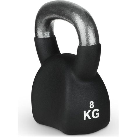 Gusseiserne Kettlebell mit Neoprenbeschichtung (1/5)