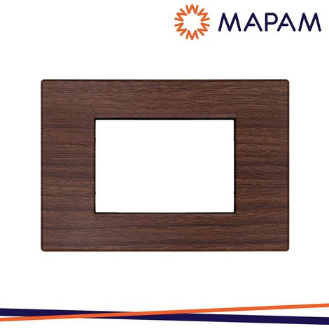 PLACCA TECNOPOLIMERO SPAZZOLATO 8003SL-3 T1-ART 3P CILIEGIO