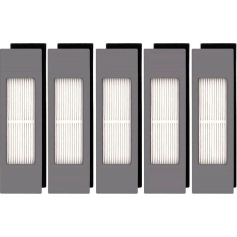 Filtre HEPA Compatible Ecovacs DEEBOT OZMO 920 950 T8 T9 T5 N5 N7 N8+ N8 Pro Plus DX55 DX93 DJ65 – Lot de 5 Pièces (1/4)