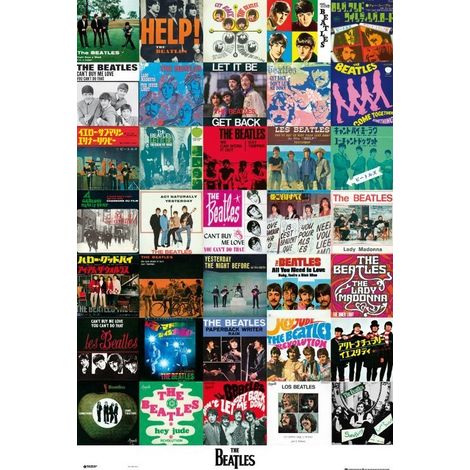 Poster le copertine dei beatles