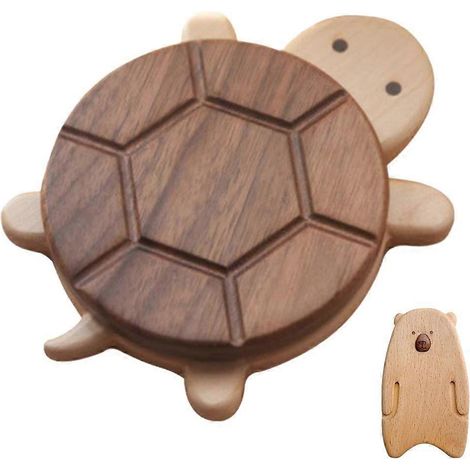 Schildkröten-Untersetzer für den Couchtisch, Holzmatte für den Couchtisch (1/5)
