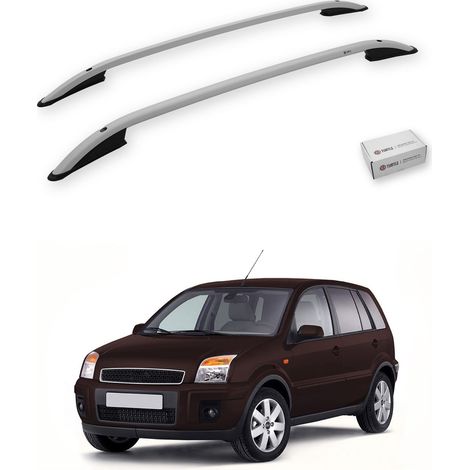 TURTLE kompatibel mit Ford Fusion 2002-2012 Dachreling Crown Grau (1/5)
