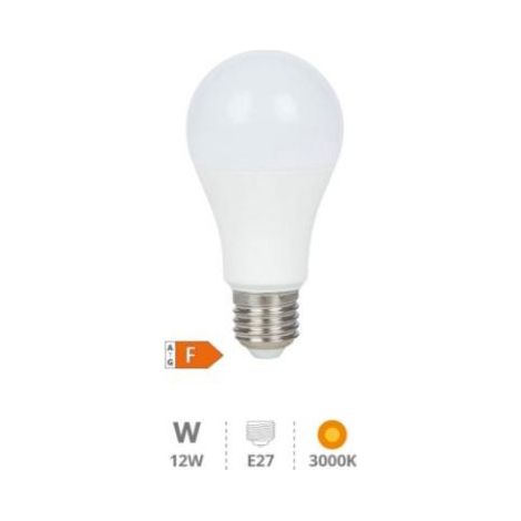 FPLUS bombilla led standard 12 w 3000k (caja 10) , Bombilla LED estándar A60 12W E27 3000K - Libertina