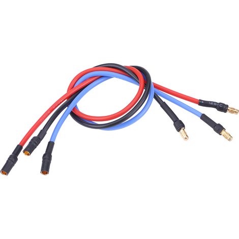 Regolatore elettronico di velocità (ESC) per motore, cavo in silicone da 30 cm con connettore a banana da 3,5 mm, confezione da 3. (1/5)