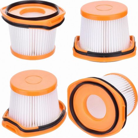 4er-Pack WS642RG Ersatz-Vakuumfilter für Shark Wandvac System WS620 WS630 WS632 WS642 WS642RG WS632BLBRN WS632GDBRN WS632GNBRN WS632PKBRN WS632RGBRN, ersetzen durch Teilenummer XFFWV360.