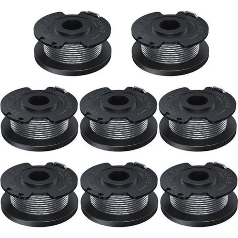8 bobines de rechange pour accessoires de tonte Bosch f016800569 / f016800385 - Ø 1,65 mm - 5M (1/4)