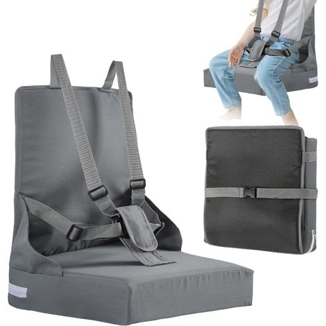 Rehausseur Chaise Enfant,Rehausseur De Chaise Bebe,Coussin Rehausseur Chaise Enfant Ceinture de Sécurité Réglable à 5 Points,Portable,Lavable,Antidérapant (1/5)