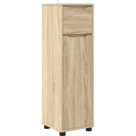 Maison Exclusive - Mobile da Bagno con cassetto Rovere Sonoma 30,5 x 30 x 101 cm (1/5)