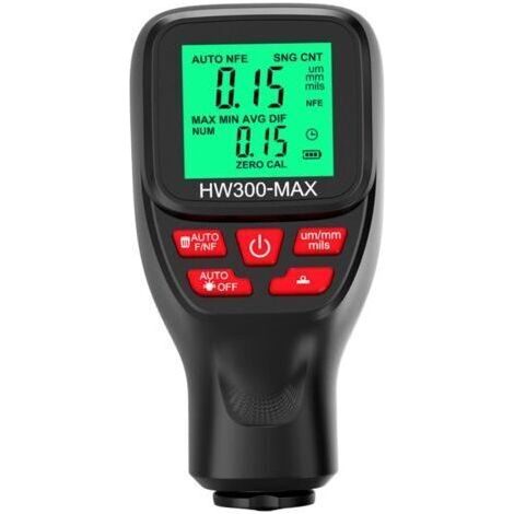 BUNTHAUS Jauge Numérique Épaisseur de Revêtement pour Voiture Mesure Précise et Portable avec Écran LCD Rétroéclairé Outil pour Contrôle Rapide et Fiable (1/5)