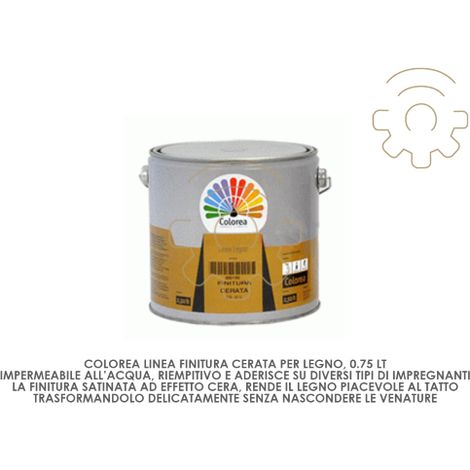 Colorea finitura cerata legno 0,75 lt impermeabiile riempitivo