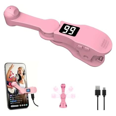 Auto Clicker - Compatible Avec Smartphone Et Tablette - Affichage LED - Fréquence Réglable Jusqu'à 10 Cps - Pour Diffusions En Direct Tiktok Likes Tâches Récompenses - 1 Pièce (1/5)
