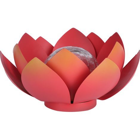 Waterproof Lotus LED solar lamp, no installation required, ideal for gardens, lawns, tables and floors (1/5)