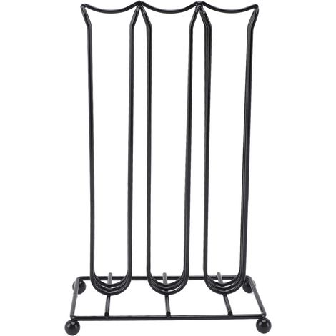 Organisateur Capsule Café Noir - Porte 42 Capsules Nespresso en Fer - Tower Vertical pour Bureau Cuisine