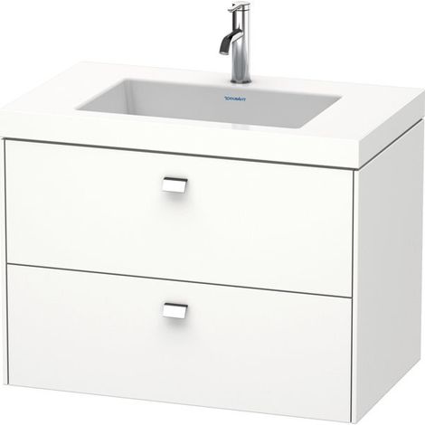 Support de lavabo BRIOSO 613x800x480mm WT Vero Air Gris ch 1 HL (1/2)
