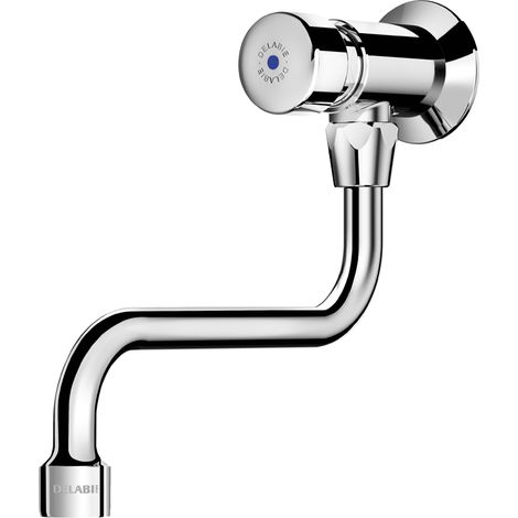 Delabie Wand Selbstschl.Vent. TEMPOSTOP G1/2B,15 Sek.,Ausl.schwenkb.