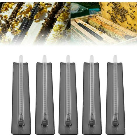 Piège à Varroa Plastique 20PCS - Boîte de Ruche Petite et Durable (22.5x3.7x3.5cm) pour Apiculture et Jardin (1/5)