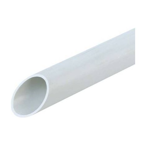Barre droite en plastique diamètre 20 mm gris 2 m (1/2)