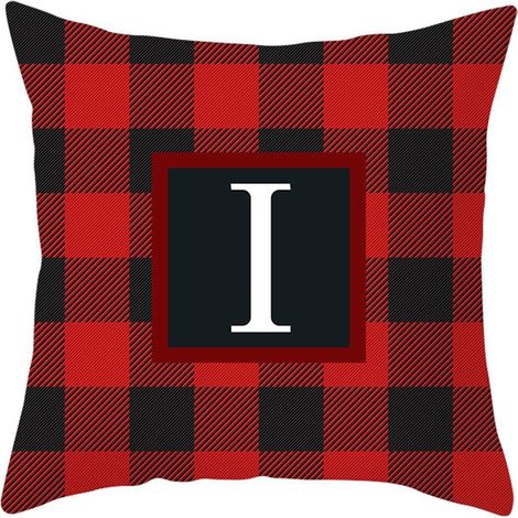 Taie D'oreiller De Noël - Motif Nain Gnome Sans Visage Arbre De Noël Flocon De Neige - 45 cm x 45 cm - Tissu Peau De Pêche - 1 Pièce (1/3)