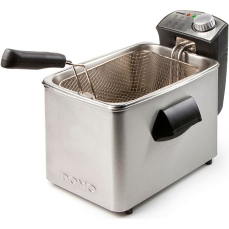 Friteuse électrique 4L 3000W – Inox – DO458FR – Domo