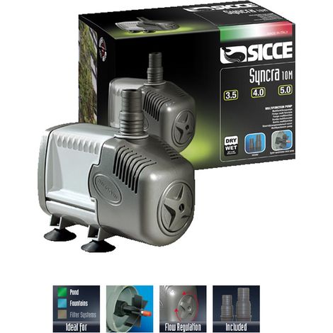 Sicce syncra silent 5.0 5.000 litri/h pompa per acquari laghetti e fontane