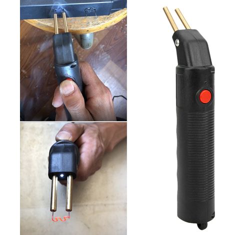 Kit de réparation de pare-chocs, ailes et carénages de voiture EVE-01 Hot Stitcher, pistolet de soudage pour plastique, norme britannique 220 V (1/5)