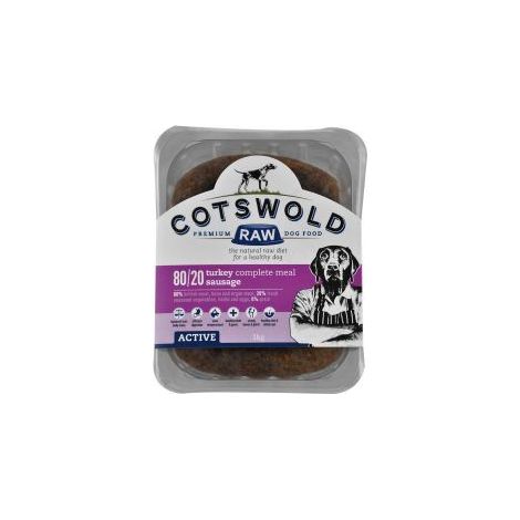 Cotswold Raw Active Sausage Turkey - 1kg - 383993