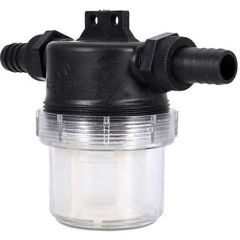 Pulvérisateur à eau en ligne à maille transparente réglable avec filtre pour pompe à eau, adapté aux pompes à eau de jardin avec une interface de 20 mm. (1/5)