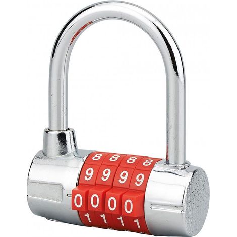 Cadenas Saturn 4 Chiffres Cadenas à Combinaison Sécurisé - Thirard (1/2)