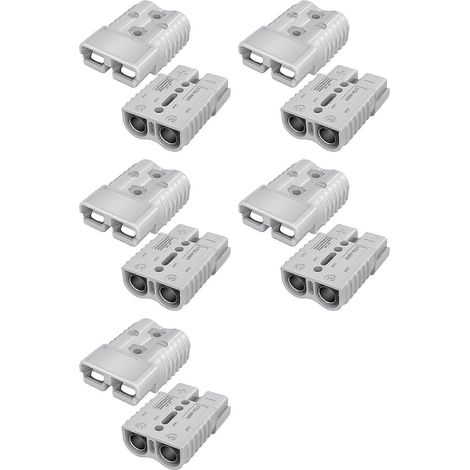Compatible avec 5 connecteurs rapides de batterie 175 A, kit de connecteurs pour faisceau de câblage de remorque et treuil automobile (1/5)