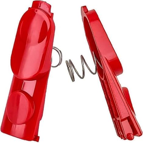 Lot de 2 boutons de verrouillage clip avec ressort pour Dyson V7 V8 V10 V11 aspirateur pices de rechange entranement lectrique (1/4)