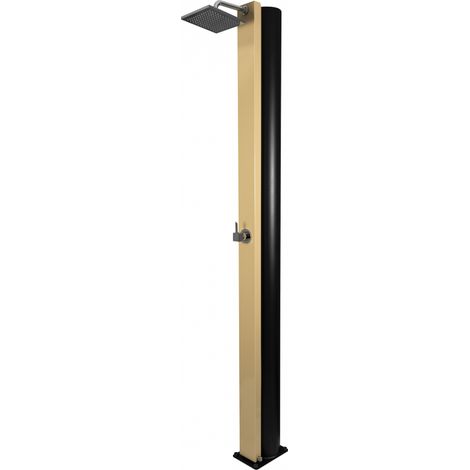 Douche de piscine solaire SQUARE Beige 40L (1/5)