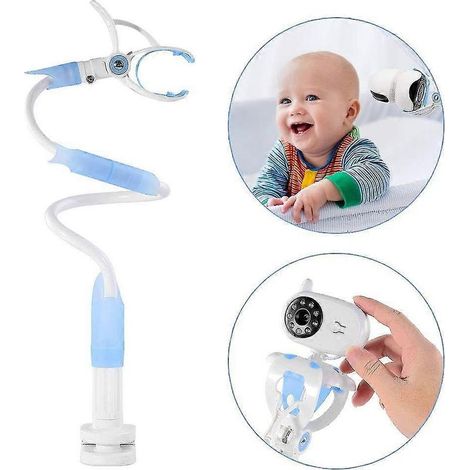 Support pour caméra bébé, support pour babyphone, support universel pour caméra, réglable et flexible (1/4)