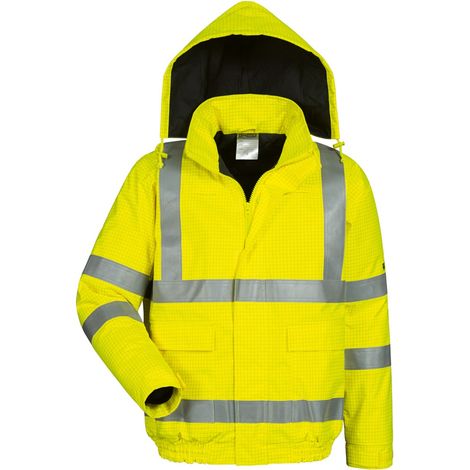 Feldtmann SAFESTYLE Multinorm-Warnschutz-Pilotenjacke HERIBERT Gr. 4XL warngelb