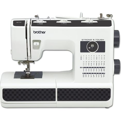Brother HF37 máquina de coser blanca con 37 puntadas integradas (1/5)