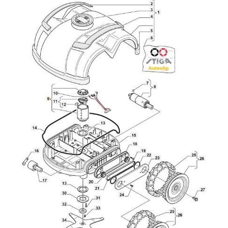 SCHNEIDMOTOR 24V-25-4000 ORIGINAL STIGA - 1126-1027-01