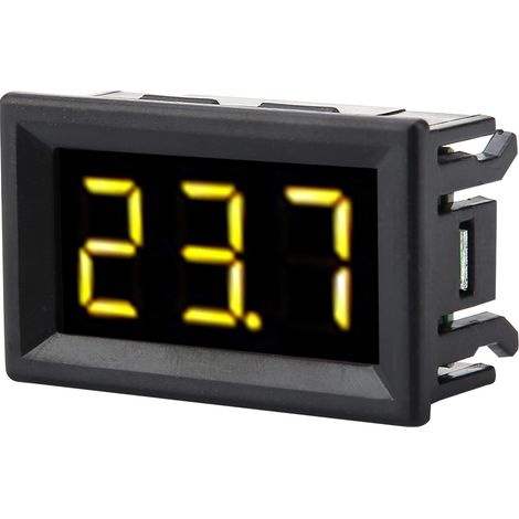 Digitales Voltmeter 0,56 Zoll Zweidraht-Gleichstrom 2,5-30 V mit digitaler LED-Anzeige (Gelb) (1/5)
