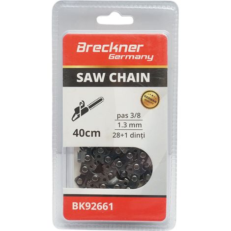 Catena per motosega passo 3/8, 28+1 denti, 1,3 mm, lunghezza 40 cm Breckner Germany (1/4)