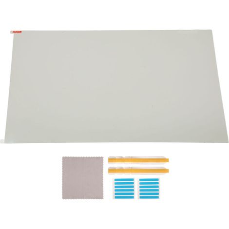 (PET, sans colle) Protecteur d'écran anti-lumière bleue pour écran d'ordinateur 24 pouces Film d'écran anti-lumière bleue 16:10 Matériau PET sans colle, filtre la lumière bleue, les rayons ultra (1/4)