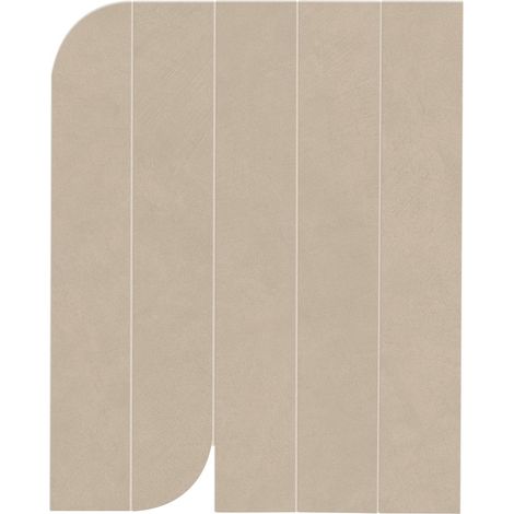 Carrelage effet Béton Grège 50x40,5x0,85 cm Mat Benzaro - Mur intérieur (vendu par carton de 1,22 m²) - RO'MA CARRELAGE