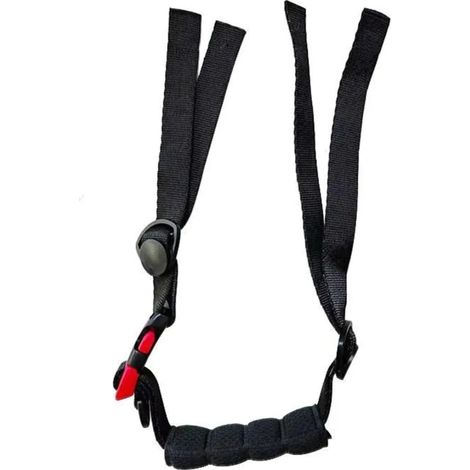 Irovami Jugulaire de casque réglable avec coussinet en mousse élastique, accessoire universel de remplacement pour casque de vélo (25,5 pouces). (1/5)