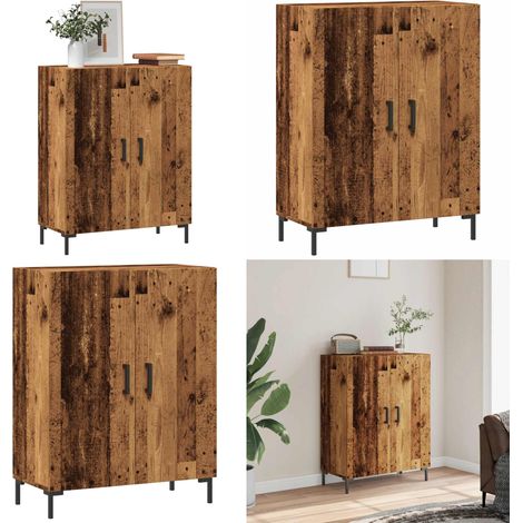 vidaXL Sideboard Altholz-Optik 69,5x34x90 cm Holzwerkstoff (1/5)