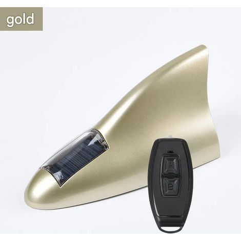 Antenne solaire magnétique pour voiture, feux LED pour camion, feux clignotants colorés, ailerons de requin, adaptés aux voitures et aux camions (1/3)
