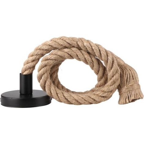 Suspension Candellux corde sisal brune E27 100cm 1L (1/2)