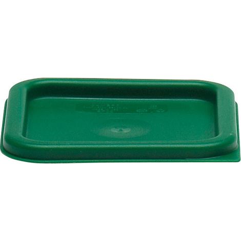Couvercle hermétique pour boîte carrée Camsquare - 18.5 x 18.5 cm - Vert - Lot de 6 - Cambro