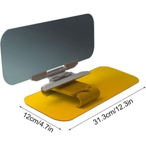 2-in-1 HD-Sonnenblende mit Blendschutz für Autos – Tag- und Nachtblende, verstellbare Sonnenblende und Nachtsicht-Verlängerung (1) (1/4)