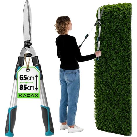 Sécateurs à haies, matériau en acier inoxydable, longueur de lame 20 cm, adaptés aux branches épaisses, performance à double lame, poignée ergonomique antidérapante (1/5)