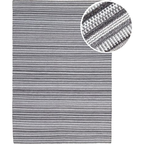 Axi Java Tapis D'Extérieur, Rectangulaire, Gris, 160X230 Cm / Épaisseur : 5 Mm - Tapis Jardin Extérieur/Intérieur - Tapis Balcon Fabriqué À Partir De Bouteilles En Pet Recyclées (1/5)